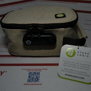 Smell Proof Bag W/Combination Lock Box